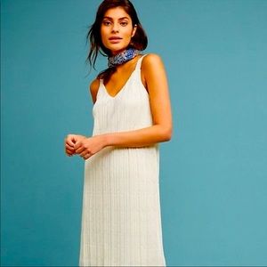 Anthropologie Meadow Rue Cream Dress